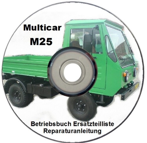 Multicar m25 ersatzteilliste - m25,