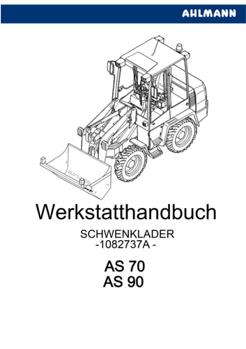 Reparaturanleitung ahlmann as - reparaturanleitung:,