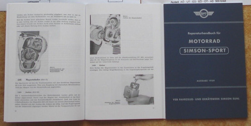 Reparaturhandbuch simson sport - simson,