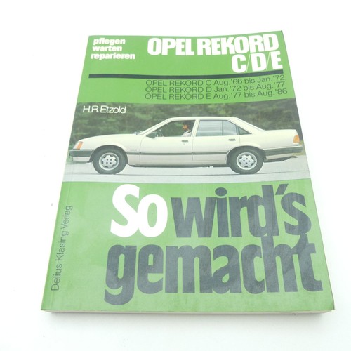 Opel rekord e - rekord, c