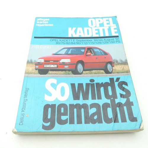 Opel kadett - opel, e