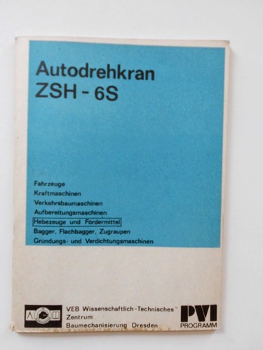 Autodrehkran zhs pvi - zhs, 6s