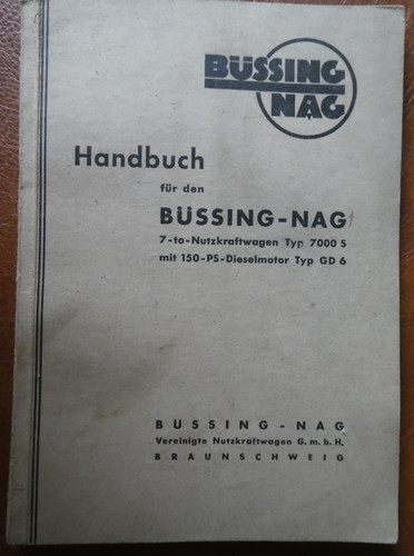 Original büssing nag - original,